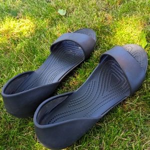 CROCS Black Women's Sandals